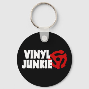 Vinyl Junkie Sleutelhanger