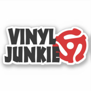 Vinyl Junkie Sticker