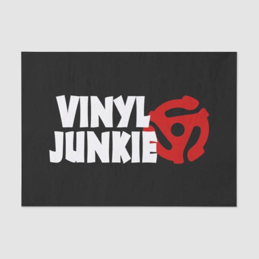 Vinyl Junkie Tissuepapier (Voorkant)