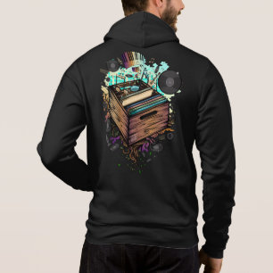 Vinyl Krat Muziek Hoodie