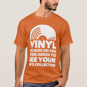 Vinyl LP Record Vinyl Schijf vintage retro T-shirt