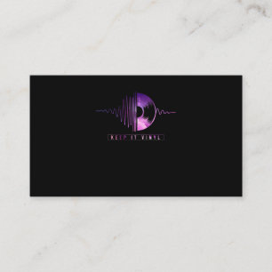Vinyl Music DJ Record Space  Vinyl Visitekaartje
