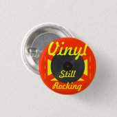 Vinyl nog steeds Rocking 2 Ronde Button 3,2 Cm (Voorkant /achterkant)