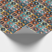 Vinyl platen: retro LP set. Cadeaupapier (Hoek)