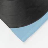 Vinyl platen: retro LP set. Fleece Deken (Hoek)