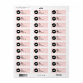 Vinyl platenlabel etiket (Full Sheet)