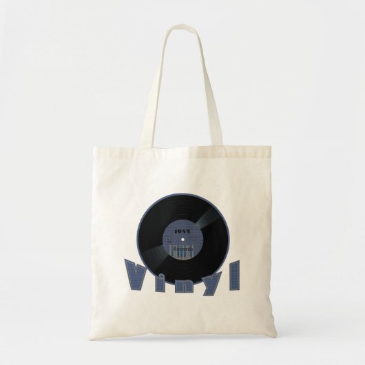 VINYL Record 1955 Etiket Tote Bag (Voorkant)
