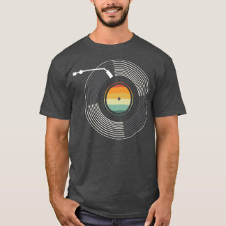 Vinyl Record Album Classic Music Player Lover Audi T-shirt