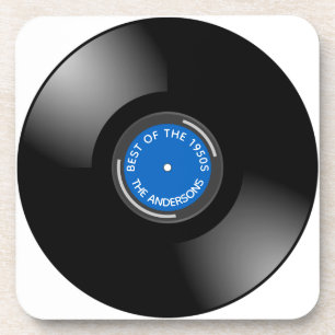 Vinyl Record Album Design Beverage Coaster Bier Onderzetter