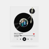 Vinyl Record avec Mariage photo Anniversaire (Recto)