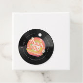 Vinyl Record Baby shower Bedankjes Labels (In situ)