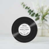 Vinyl Record Essentials - Wit Label Save The Date (Staand voorkant)