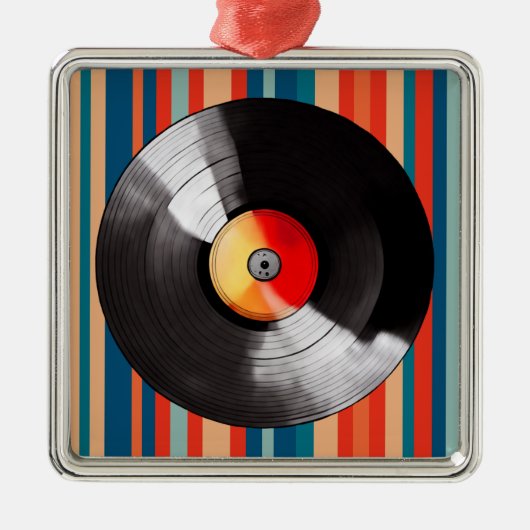 Vinyl Record Kerst Ornament (Voorkant)