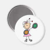 Vinyl Record Lover Magnet Magneet (Voorkant / Achterkant)