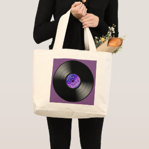 Vinyl Record LP Canvas tas voor de muziekcover