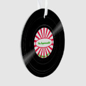 Vinyl Record personnalisé Red Starburst Photo (devant)