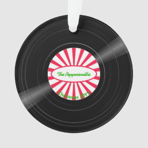 Vinyl Record personnalisé Red Starburst Photo