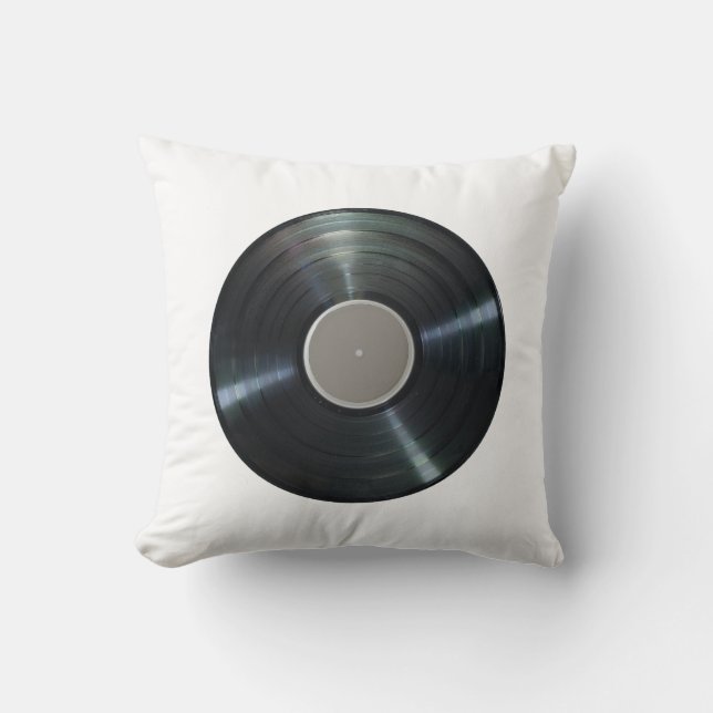 Vinyl Record Pillow Kussen (Voorkant)