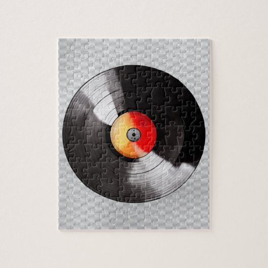 Vinyl Record Puzzel (Verticaal)