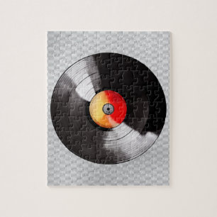 Vinyl Record Puzzel Legpuzzel