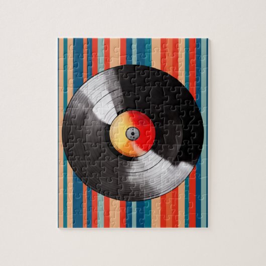 Vinyl Record Puzzel Legpuzzel (Verticaal)