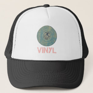 Vinyl Record Retro Disco  Muziekontwerp Trucker Pet