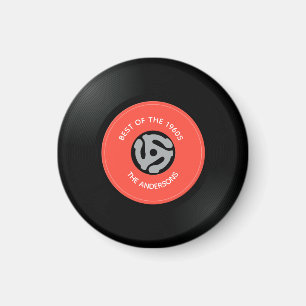 Vinyl Record Single Design Magneet