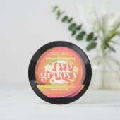 Vinyl Record Super Invitation de deuxième annivers (Debout devant)