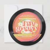 Vinyl Record Super Invitation de deuxième annivers (Devant)