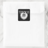 VINYL record van 1973 Vierkante Sticker (Tas)