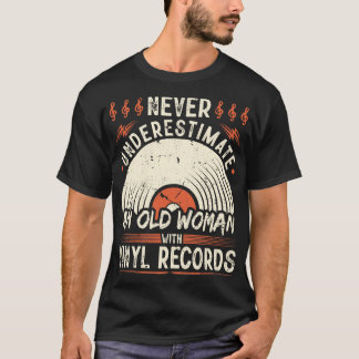 Vinyl Record Vrouwen Vinyl T-shirt