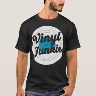 Vinyl Records Audio Music Record Player LP Retro T-shirt