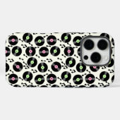 Vinyl Records en Muzieknoten Patroon Case-Mate iPhone Case (Achterkant (horizontaal))