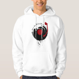Vinyl Records Home is waar de Platenspeler draait Hoodie