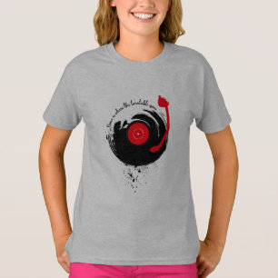 Vinyl Records Home is waar de Platenspeler draait T-shirt