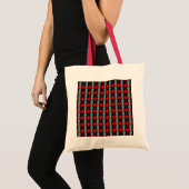 vinyl records patroon tote bag (Voorkant (product))