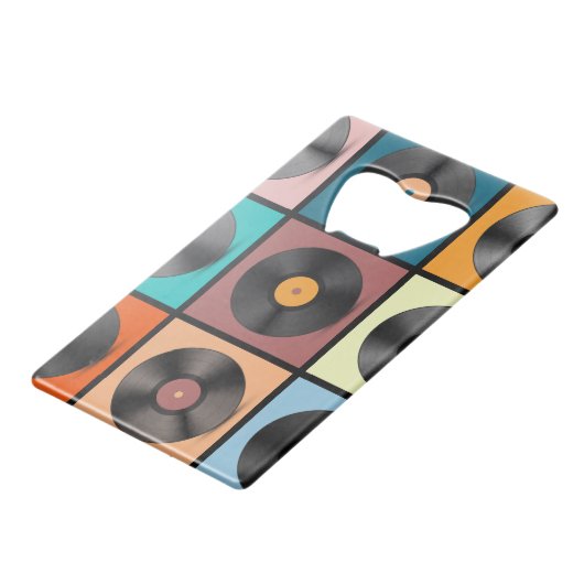 Vinyl records : retro LP set. (Devant Angle)