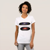 Vinyl Records Vrouwen T-shirt (Voorkant volledig)