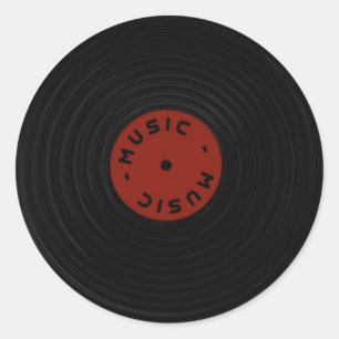 Vinyl Ronde Sticker
