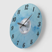 Vinyl Rules Large Horloge (Angle)