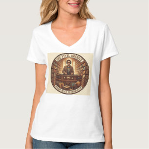 Vinyl Scholar DJ T-Shirt – Waar Beats Wijsheid Ont
