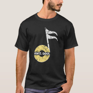 Vinyl Soul Musician Old School Music DJ Platenspel T-shirt