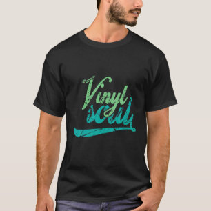 Vinyl Soul Musician Old School Music DJ Platenspel T-shirt