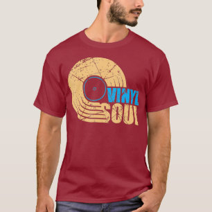 Vinyl Soul Old School DJ Platenspelers LP Vinyl T-shirt
