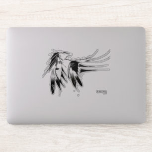 Vinyl sticker - Adelaarsvleugels