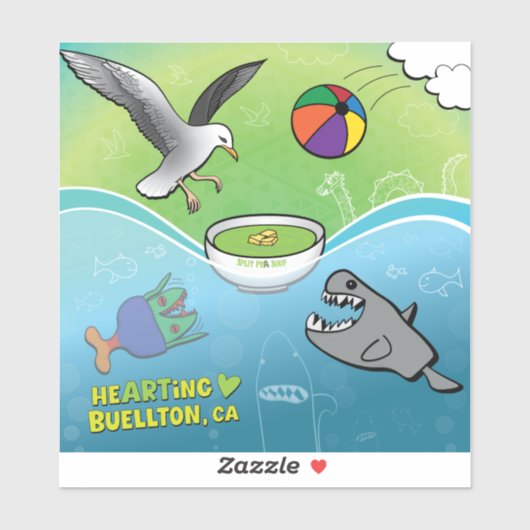 Vinyl Sticker - Erwtensoep - Buellton.Art (Vel)