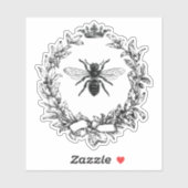 Vinyl Sticker grafisch afbeelding Queen Bee (Vel)