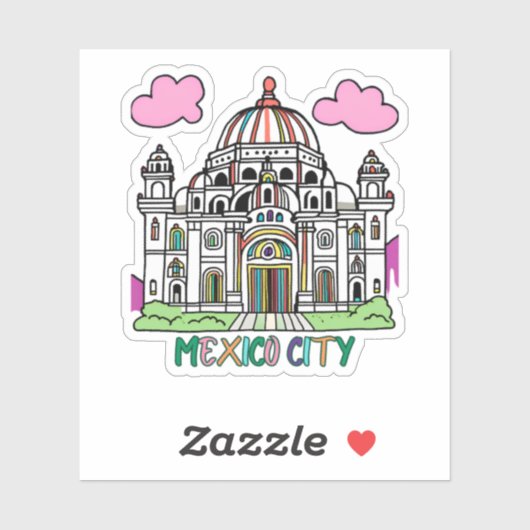 Vinyl Sticker, grillige Bellas Artes Sticker (Vel)