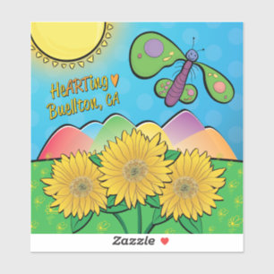 Vinyl Sticker - Sunny Buellton -Buellton.Art