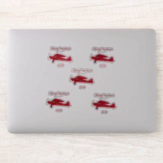 Vinyl-Stickers met contour vliegtuig Sticker